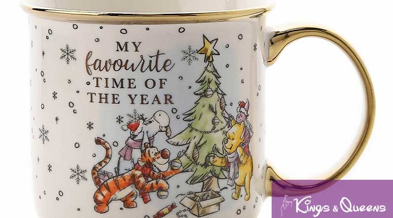 Disney Mug Winnie the Pooh Christmas Tigger Piglet Eeyore