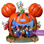 Halloween Pumpkin House Mickey Minnie Donald Goofy Pluto Disney