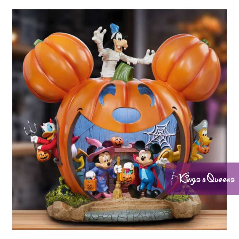 Halloween Pumpkin House Mickey Minnie Donald Goofy Pluto Disney