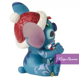 Stitch Wrapped in Christmas Lights Disney Traditions Jim Shore Statue Figurine