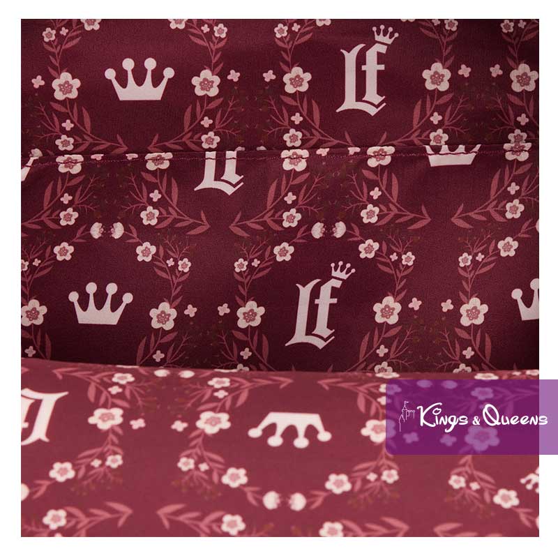 Loungefly Backpack Cream and Red Floral