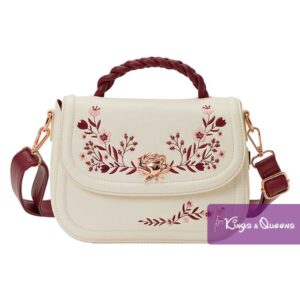 Loungefly Crossbody Bag Cream and Red Floral
