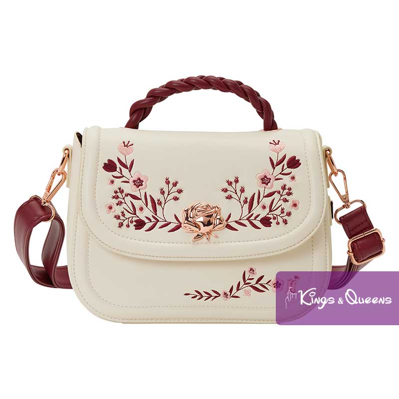 Loungefly Crossbody Bag Cream and Red Floral