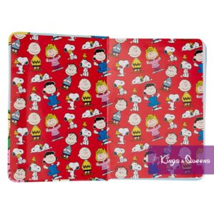 Loungefly Refillable Stationary Journal Peanuts Snoopy Holiday