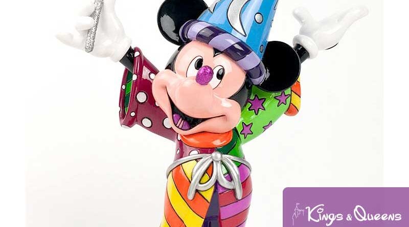Disney Britto Mickey Mouse Sorcerer Fantasia Figurine Statue