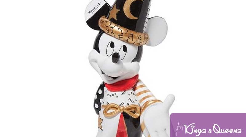 Disney Britto Mickey Mouse Sorcerer Midas Figurene Statue