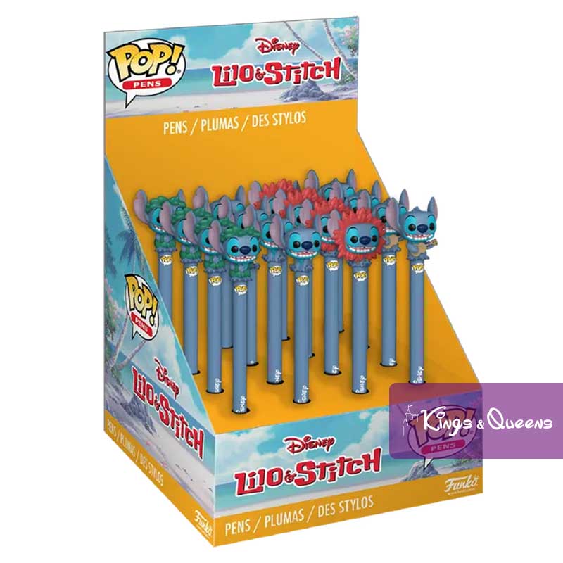 Disney Funko Pop Pen Stitch Topper Hula Simba Guitar