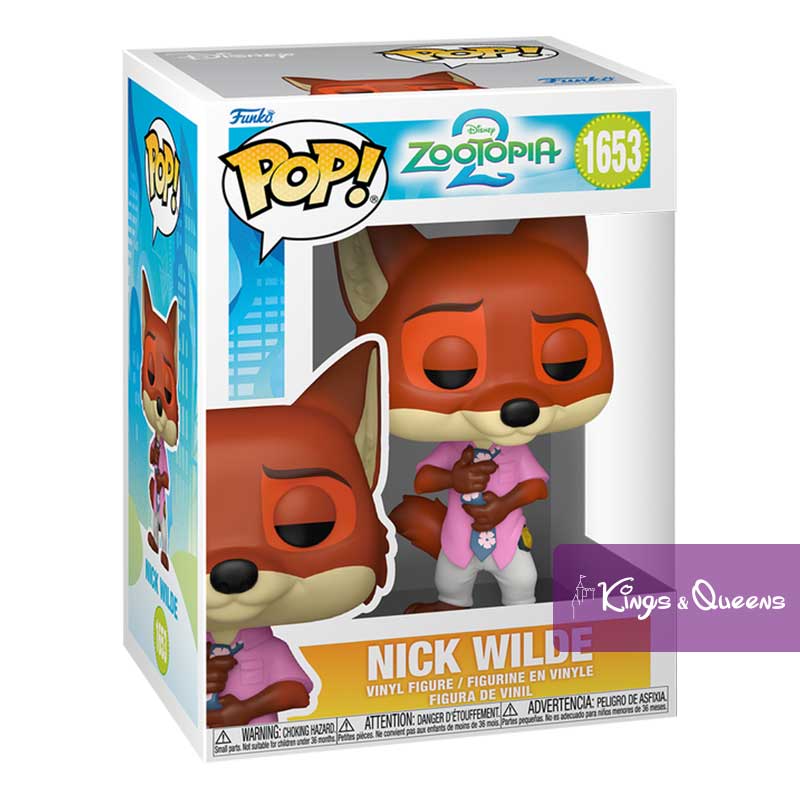 Disney Funko Pop Zootopia Zootropolis Nick Wilde Fox