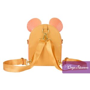 Loungefly Convertible Backpack & Crossbody Bag Mickey Mouse Glitter Disney