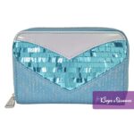 Loungefly Zip Around Wallet Disney Frozen Elsa Glitter Sequin