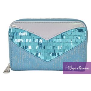 Loungefly Zip Around Wallet Disney Frozen Elsa Glitter Sequin