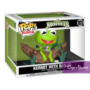 Disney Funko Pop The Muppets Kermit Frog Banjo Log