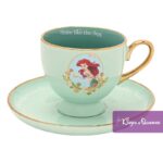 Disney Tea Coffee Cup Saucer Pastel Princess Ariel Mermaid