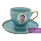 Disney Tea Coffee Cup Saucer Pastel Princess Jasmine Aladdin