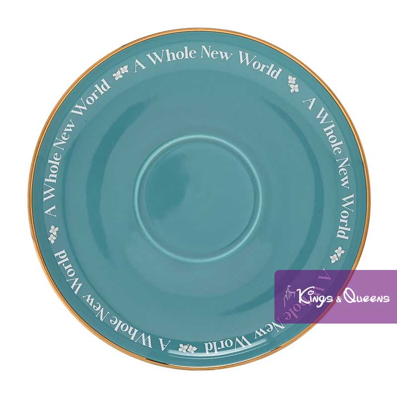 Disney Tea Coffee Cup Saucer Pastel Princess Jasmine Aladdin