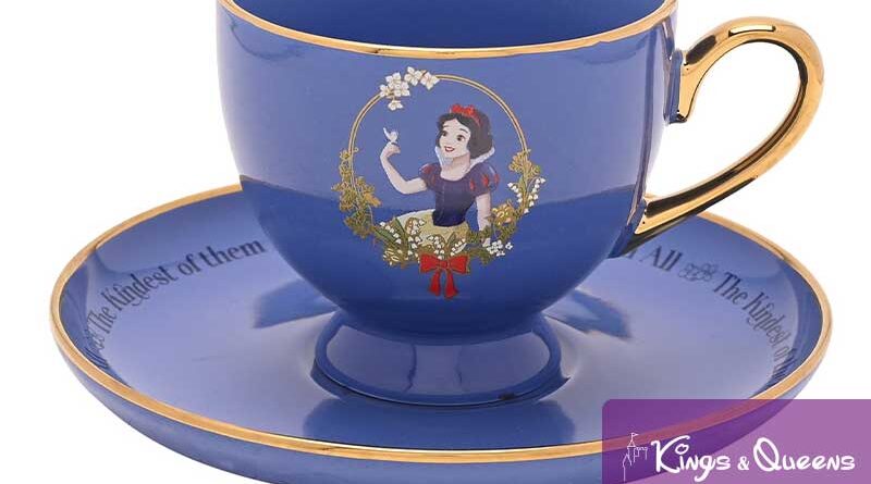 Disney Tea Coffee Cup Saucer Pastel Princess Snow White