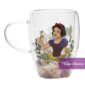 Disney Glass Tea Mug Dried Flower Princess Snow White