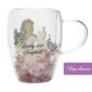 Disney Glass Tea Mug Dried Flower Princess Snow White