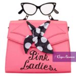 Grease Musical Movie Loungefly Crossbody Bag Pink Ladies Sandy