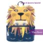 Harry Potter Loungefly Backpack Luna Lovegood Lion Hat Head Hat