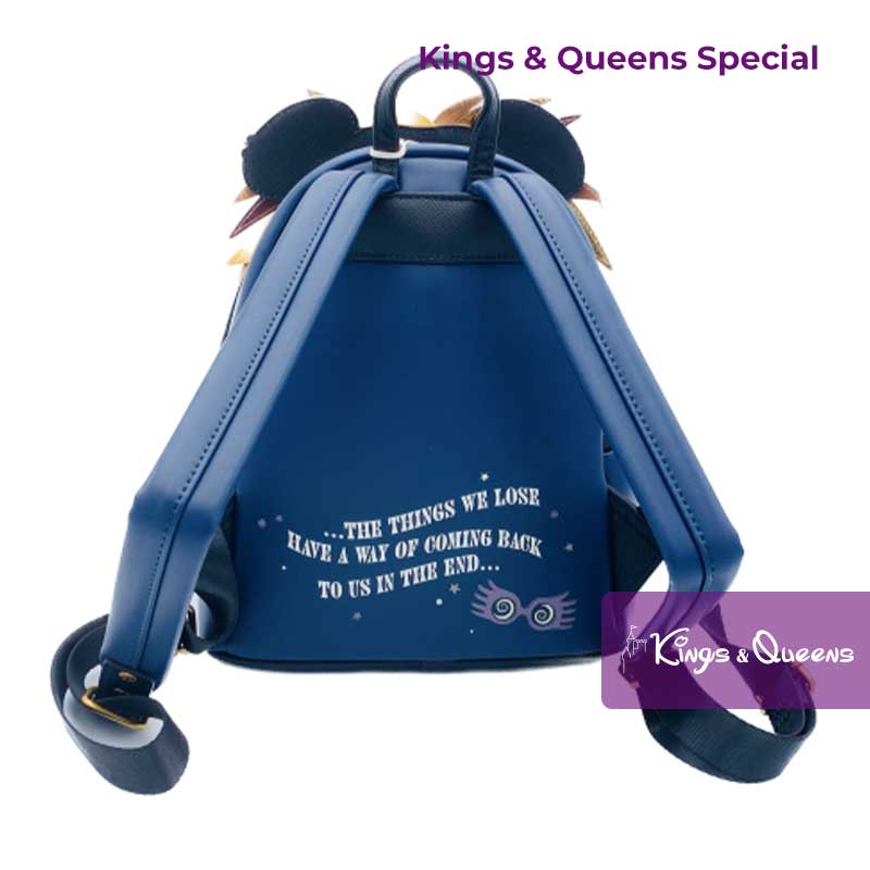 Harry Potter Loungefly Backpack Luna Lovegood Lion Hat Head Hat