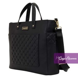 Loungefly Convertible Tote Bag Pin Trader Black