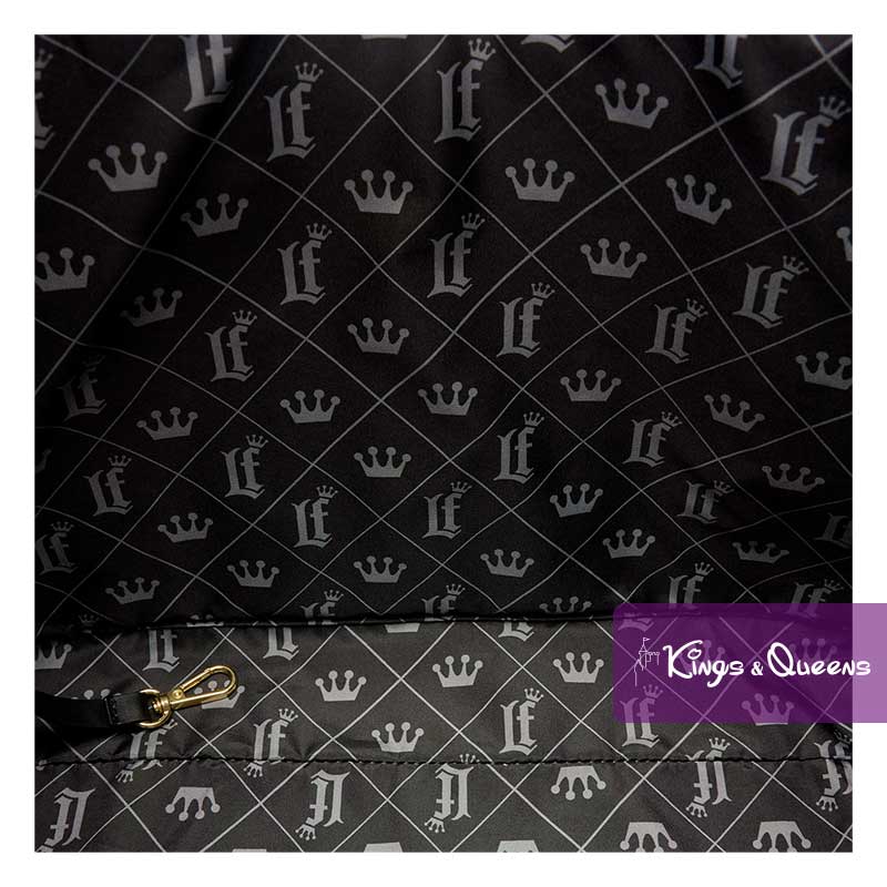 Loungefly Convertible Tote Bag Pin Trader Black