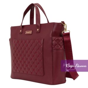 Loungefly Convertible Tote Bag Pin Trader Red