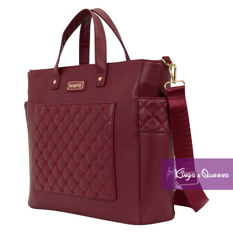 Loungefly Convertible Tote Bag Pin Trader Red