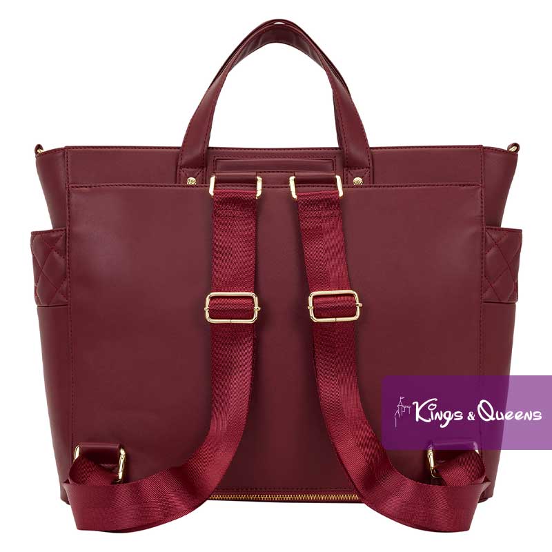 Loungefly Convertible Tote Bag Pin Trader Red