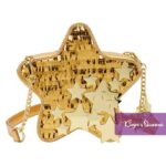 Loungefly Crossbody Bag Gold Stars Sequin
