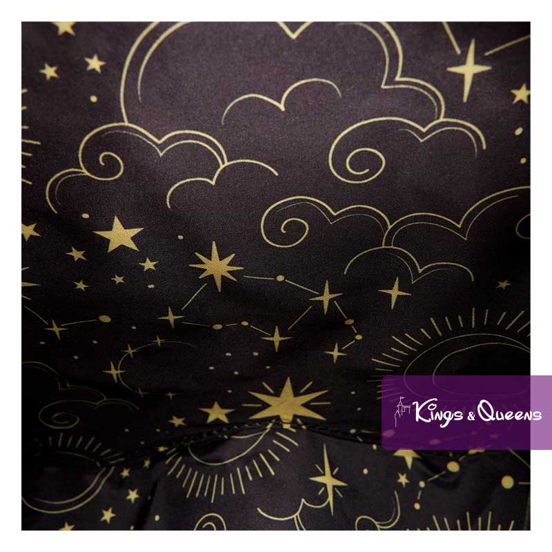 Loungefly Crossbody Bag Gold Stars Sequin