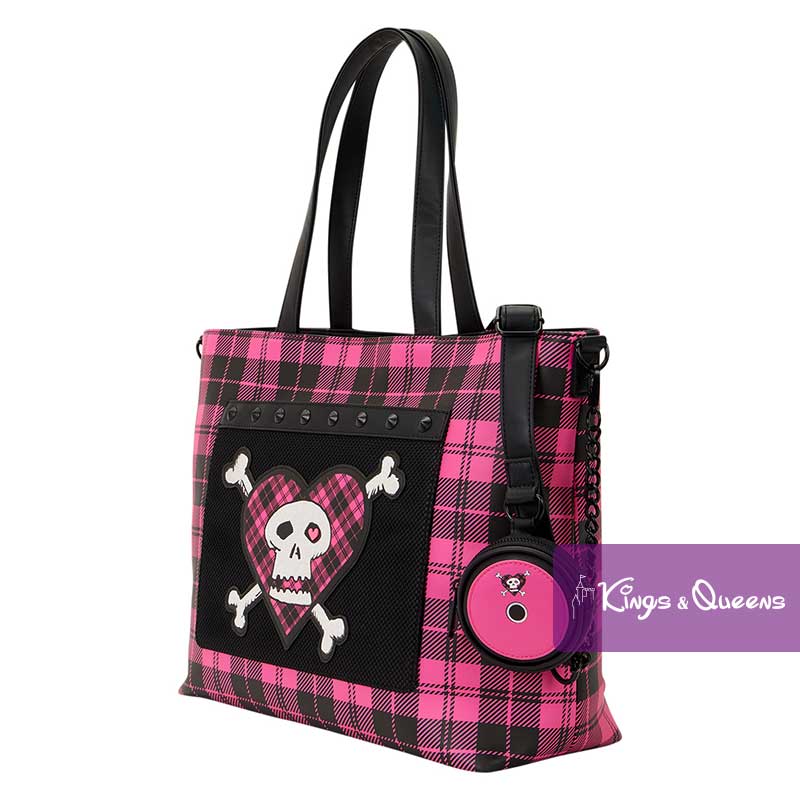 Loungefly Tote Hand Bag Avril Lavigne Skull