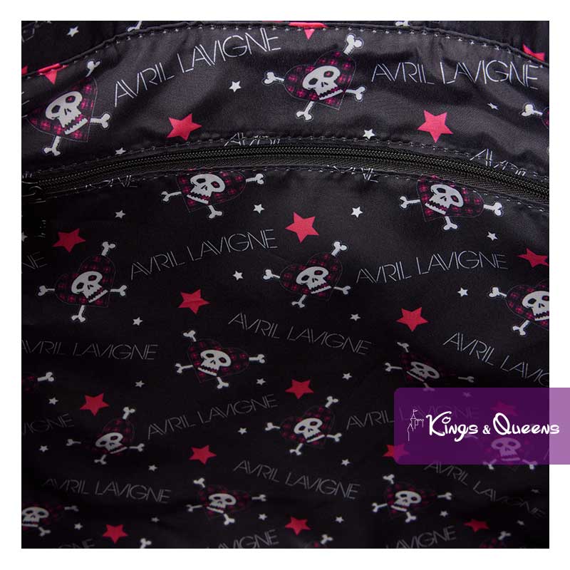 Loungefly Tote Hand Bag Avril Lavigne Skull