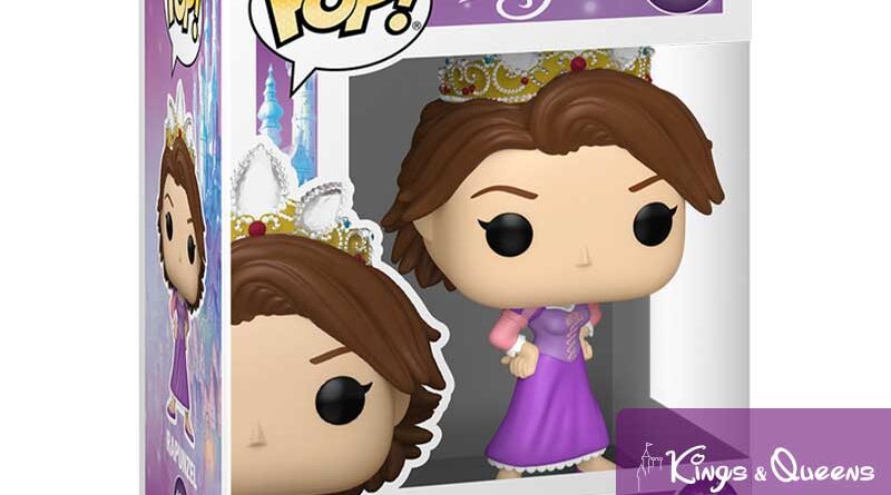 Disney Funko Pop Figurine Tangled Rapunzel Brown Short Hair