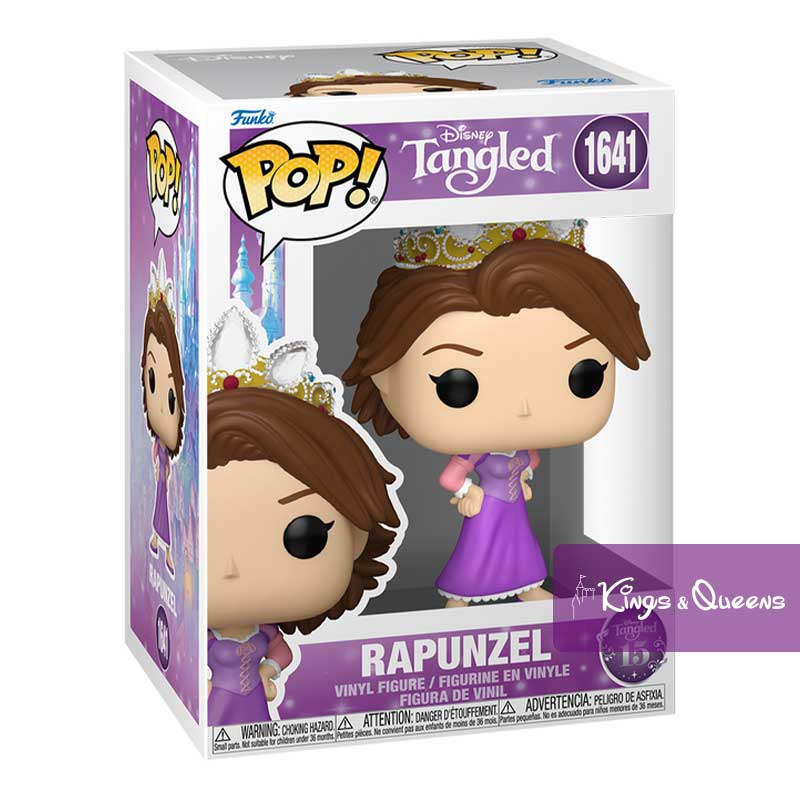 Disney Funko Pop Figurine Tangled Rapunzel Brown Short Hair