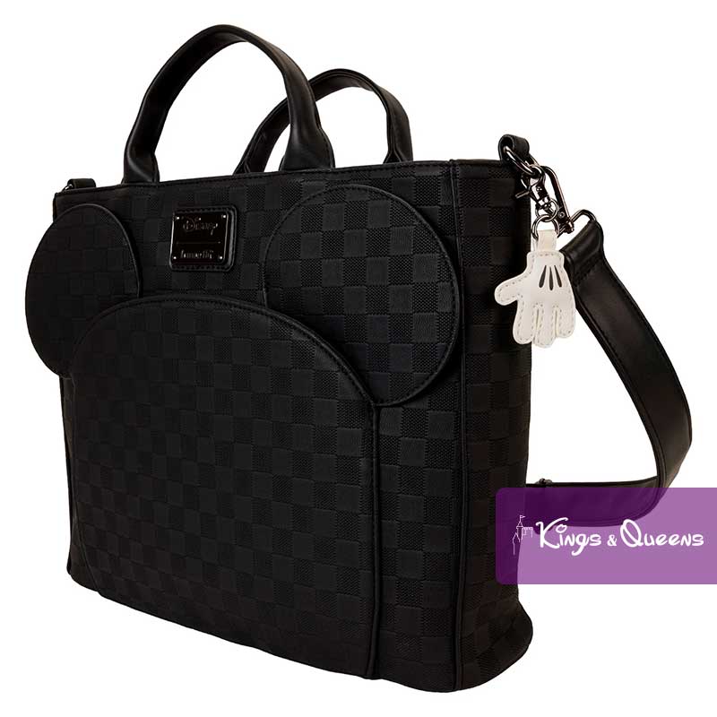 Disney Loungefly Convertible Backpack Tote Bag Mickey Black