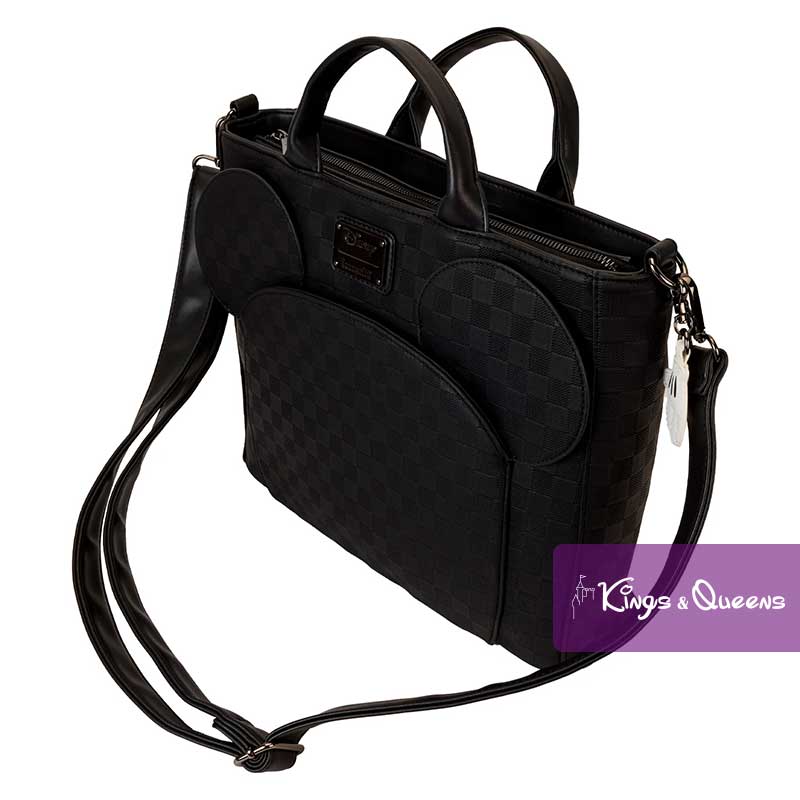 Disney Loungefly Convertible Backpack Tote Bag Mickey Black