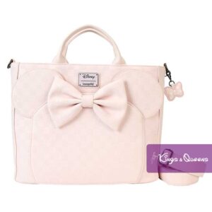 Disney Loungefly Convertible Backpack Tote Bag Minnie Pink