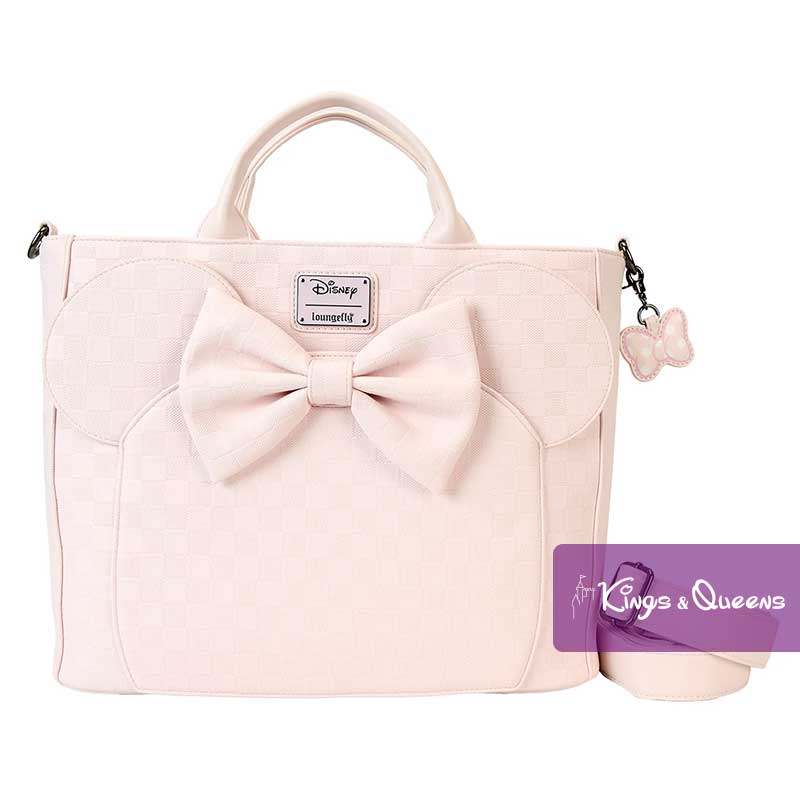 Disney Loungefly Convertible Backpack Tote Bag Minnie Pink