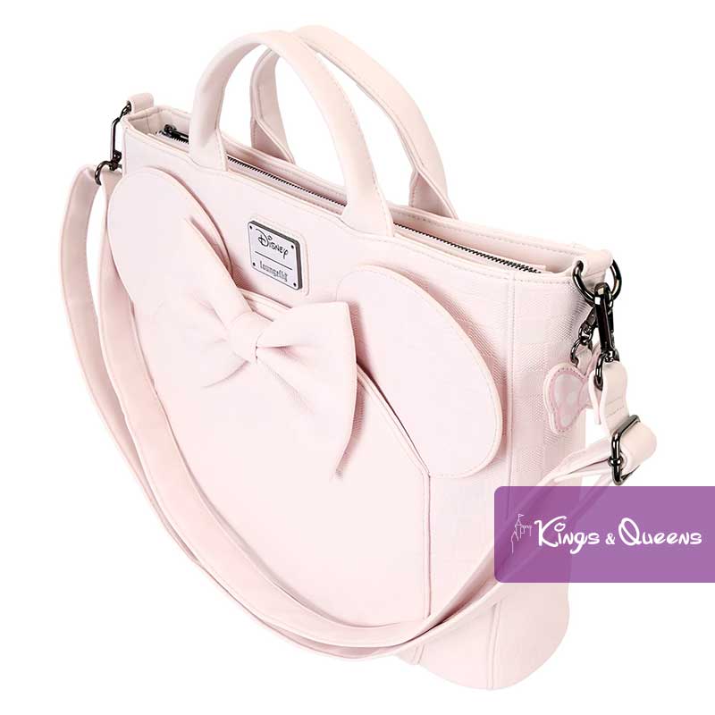 Disney Loungefly Convertible Backpack Tote Bag Minnie Pink