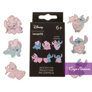 Disney Loungefly Mystery Pin Stitch Angel Heart Be Mine Valentine