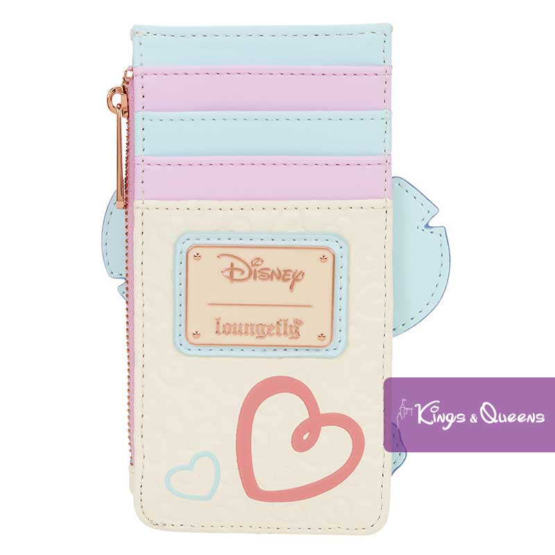 Disney Loungefly Wallet Card Holder Stitch Heart Valentine