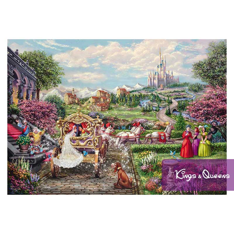 Disney Puzzle Schmidt Spiele Cinderella Happily Ever After Wedding