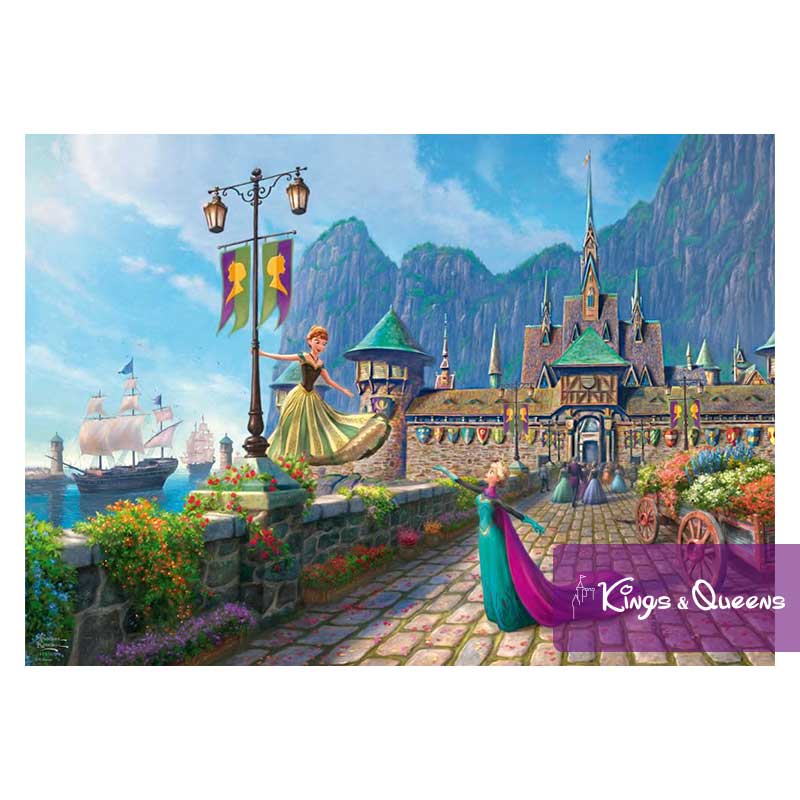 Disney Puzzle Frozen Arendelle Anna Elsa Coronation