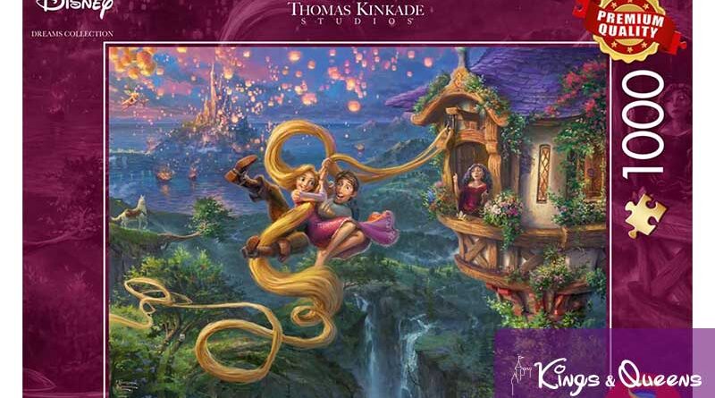Disney Puzzle Tangled Rapunzel Flynn Rider Mother Gothel Tower