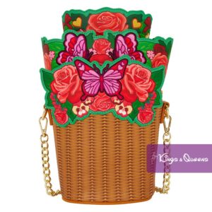 Loungefly Crossbody Bag Flower Bouquet Basket