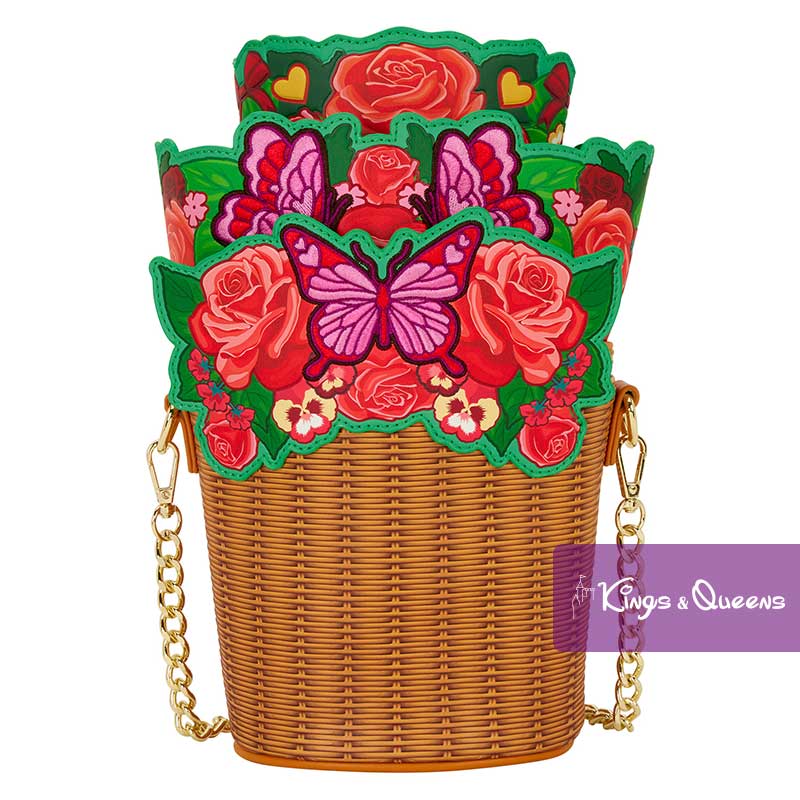 Loungefly Crossbody Bag Flower Bouquet Basket