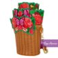 Loungefly Crossbody Bag Flower Bouquet Basket