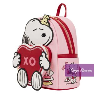Peanuts Snoopy Woodstock Heart Loungefly Backpack Valentine